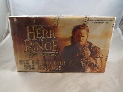 LORD OF THE RINGS TCG RETURN OF THE KING SEALED BOOSTER BOX OF 36 (German) - Image 1 of 4