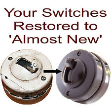 Vintage Bakelite Light Switch Repair and Restoration Service Exceptional Value