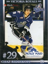 2014/15 Victoria Royals - CHAZ REDDEKOPP [Kalamazoo Wings] ECHL