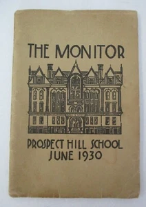 The Monitor, PROSPECT HILL SCHOOL, June 1930, Illustrated, Brooklyn, NY - Picture 1 of 11
