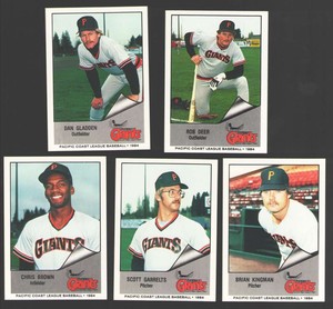 1984 Cramer - Phoenix Giants Team Set w/ Rob Deer & Dan Gladden 