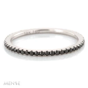 Ring Memory in 750/- Weißgold 52 schwarze Diamanten Brillanten RW 51 (22593) - Bild 1 von 8