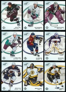 2005-06 UPPER DECK ICE ROOKIE NHL HOCKEY CARD 1-237 SEE LIST