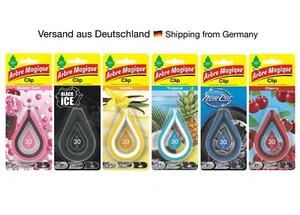 Wunderbaum CLIP Arbre Magique Lufterfrischer Auto Duft Car Air freshener parfum - Picture 1 of 26