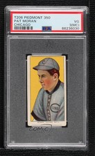 1909-11 T206 Piedmont 350 Back Pat Moran PSA 3