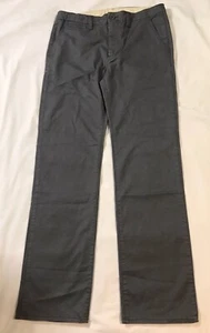 Gap Kids Pants Boys 14 Gray Husky Slash Pockets Adjustable Waist - Picture 1 of 15