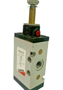 CAMOZZI 434-015 3/2-Way G1/4 Pneumatic Directional Solenoid Valve w/o coil - Picture 1 of 3
