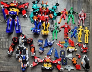 Power Rangers Jungle Fury DX Geki Fire Megazord Large Lot BANDAI Incomplete  - Picture 1 of 20