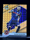 2021-22 Panini mosaic world cup soccer orange prizm SP-Karim Benzema