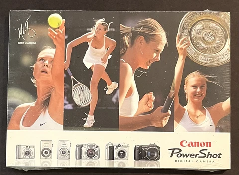 MARIA SHARAPOVA CANON POWERSHOT DIGITAL CAMERA LOT OF 20 OR 25 SEALED Cover