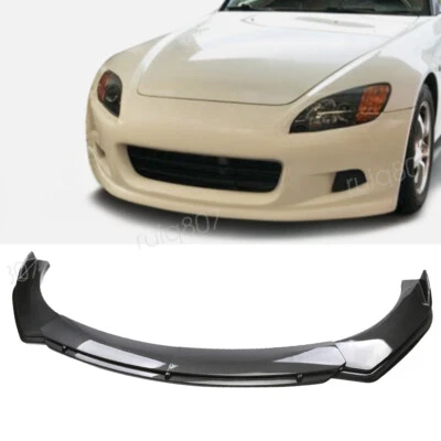 For 2000-2003 Honda S2000 Carbon Fiber Style Front Bumper Lip Spoiler Splitter - Image 1 of 4