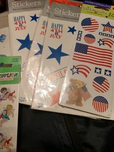 Variety of Stickers Graduation, American Flag, Halloween, Angel, + More - Picture 1 of 8