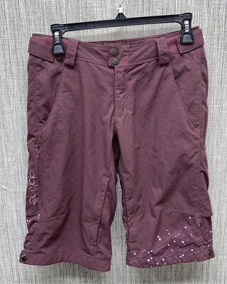 Shorts feminino Dakine marrom nylon forrado de malha tamanho P - Imagem 1 de 4
