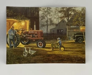 John Deere Common Ground Farm Tin Sign Vintage 1997 Rustic Barn - Picture 1 of 14
