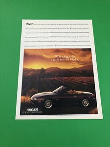 1995 MAZDA MIATA ORIGINAL VINTAGE PRINT AD ADVERTISEMENT PRINTED A2 - Bild 1 von 1