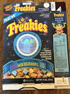 *NEU* 1987 Ralston Freakies Müslischachtel - Boss Moss Hologramm Sammeln Sie alle 4 - Bild 1 von 15