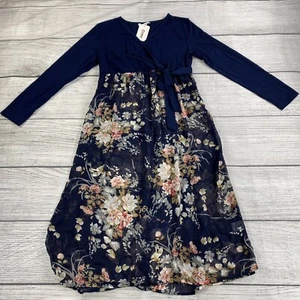 Pat Pat Sheer Floral Dress Women Size Large Light Weight Breathable Dress - NEW - Picture 1 of 10