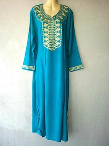Abaya Maxikleid Kaftan arabisch Takschita Orient Kleid Jellabiya Jellaba Djelaba - Bild 1 von 2