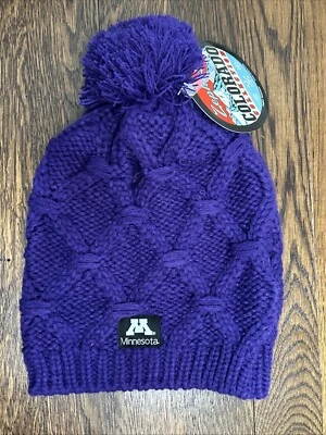 Boné de esqui Minnesota Golden Gophers NCAA Zephyr roxo malha - Imagem 1 de 3