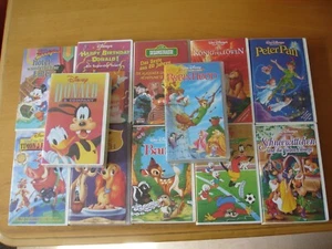 VHS Disney Video Kassetten 11 Stück Sammlung Konvolut 1x Sesamstraße - Bild 1 von 1