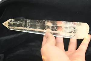 378 g ¡LO MEJOR!¡!! ¡EXCELENTE!¡!! PUNTO DE CRISTAL DE CUARZO TRANSPARENTE NATURAL CURACIÓN 1 - Imagen 1 de 7