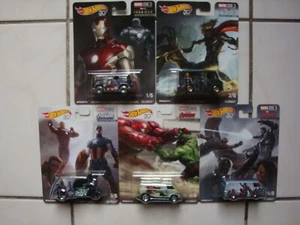 Hot Wheels Premium *** MARVEL STUDIOS-THE FIRST 10 YEARS *** Complete Set !!! - Picture 1 of 23