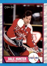 1989-90 O-PEE-CHEE DALE HUNTER WASHINGTON CAPITALS #76