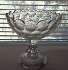 EAPG 1853 McKee and Bros Flint Glass Concave/Mirror Compote 7.25"