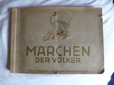 Rare German Cigarette cards in Album - Marchen der Volker (People's Fairy Tales)