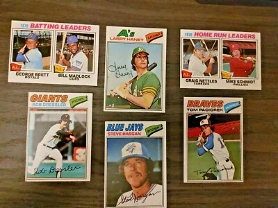 1977 Topps base cards 1-225 Pick from drop down list - Image 1 of 2