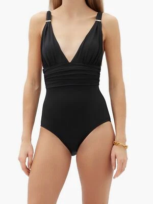 NUEVO SIN ETIQUETAS MELISSA ODABASH Panarea Traje de Baño de Una Pieza Negro Para Mujer Talla 6 EE. UU. $258 Foto 1 de 4