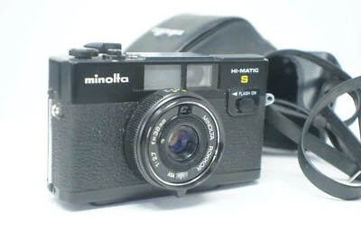Minolta HI-MATIC S mit Rokkor Objektiv 38 mm f/2,7 35 mm Filmkamera - Bild 1 von 4
