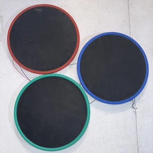 Guitar Hero Drum Replacement Rubber Pad Set - Red Blue Green Xbox360 PS2 PS3 - Picture 1 of 4