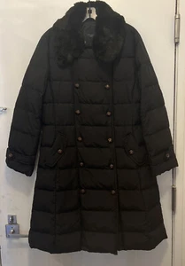 💕ABRIGO MAX MARA WEEK BlackDown Doble Pecho Esquilado Cuello Castor 10 - Imagen 1 de 11