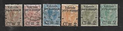 Italy Sc 58 to 63 TWO SET  Used   FVF - Image 1 of 2