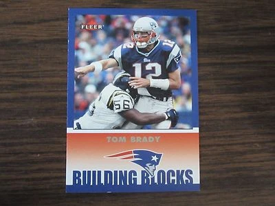 2002 Fleer # 256 Tom Brady Card New England Patriots (B2) - Image 1 of 2