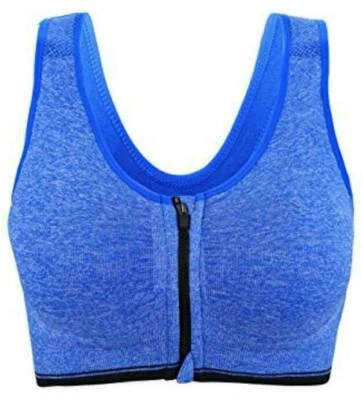 US Women Damping Sports Bra Ultimate Padded Impact Racerback Fitness Vest Yoga - Image 1 of 4