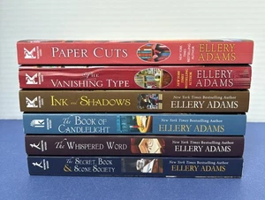 Lot of 6 ~ Trade PB Books ~ Ellery Adams ~ SECRET, BOOK AND SCONE SOCIETY ~ #1-6 - Foto 1 di 11