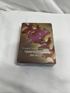 2008 Knight Mechanical Richmond Braves Playing Cards Box Set 54 Cards NEW SEALED - Picture 1 of 6