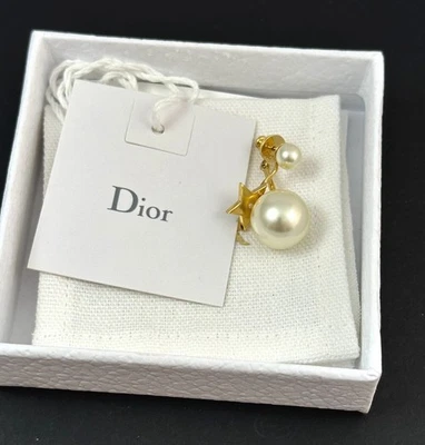 Auténtico Pendiente Dior My ABC Tribales Estrella Perla, Nuevo con Caja y Etiqueta Foto 1 de 4