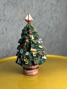 Marco Island Christmas Tree w/Nautical Flags & Tree Topper Sailboat Figurine 3” - Picture 1 of 6