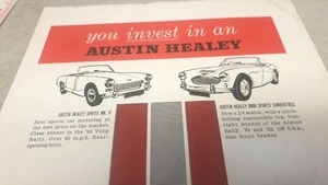 Anuncio de ventas de AUSTIN HEALEY SPRITE MK 2 y 3000 Reino Unido - Imagen 1 de 2