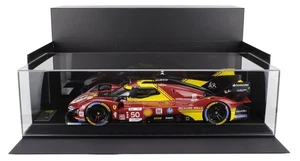 Ferrari 499P AF Corse #50 Le Mans 2024 Winner w/ Display Case 1/12 Looksmart - Picture 1 of 8