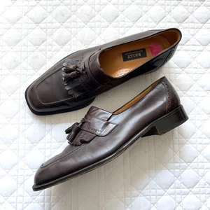Bally Berzo Leder Kiltie Quaste Loafer Schweiz 10,5 US 9,5 UK klassisch - Bild 1 von 10