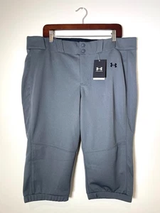 Under Armour Loose Utility SOFTBALL PANTS Women's Size XXL Dark Grey - Picture 1 of 6