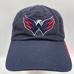 Washington Capitals NHL Fanatics Navy/Red Adult Adjustable Baseball Hat OSFM - Picture 1 of 8