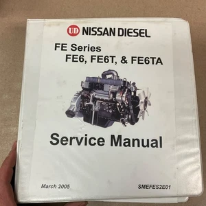 Nissan FE SERIES FE6/T/TA ENGINE SERVICE WORKSHOP REPAIR MANUAL pn SMEFES2E01 - Picture 1 of 10