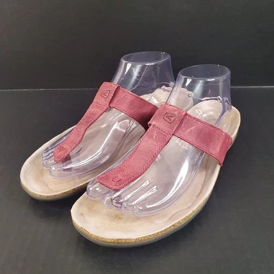 Keen Women Shoe Ana Cortez Flip Size US 9 EU 39.5 Raspberry Red Thong Sandal  - Image 1 of 4