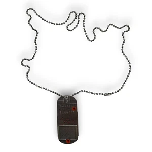 Bundeswehr Erkennungsmarke Dog Tag mit Kette Original Militär ID Tag Armee - Bild 1 von 2