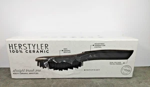 Herstyler Straightening Straight Brush Pro Ceramic Bristles NEW - Picture 1 of 6